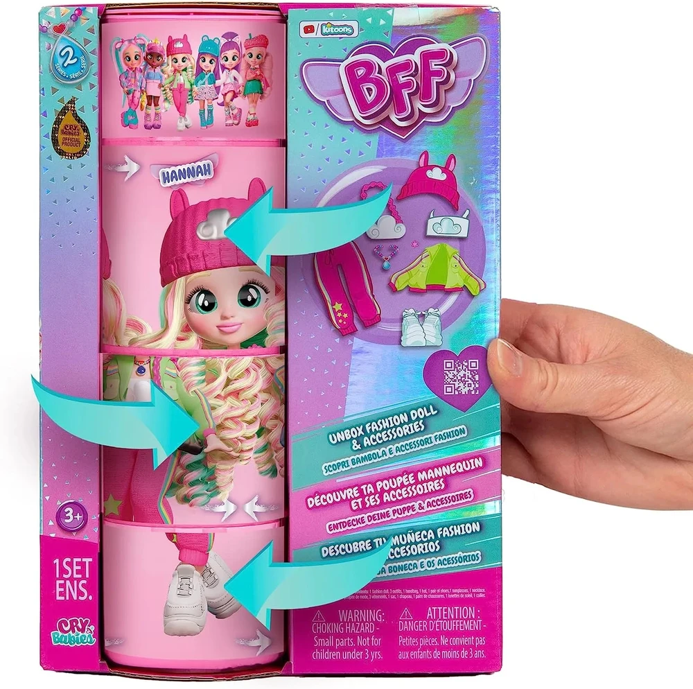 Cry Babies BFF Hannah lėlė 20 cm 908406