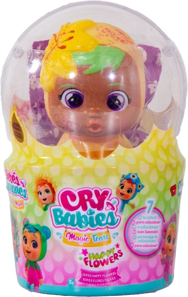 Lėlė Cry Babies Magic Tears Happy Flowers 916265