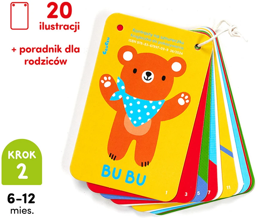 CzuCzu Kontrastai ant stygos 6m+ 9m+ knyga, skirta rodyti ZA5550