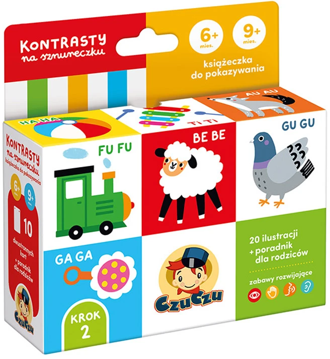 CzuCzu Kontrastai ant stygos 6m+ 9m+ knyga, skirta rodyti ZA5550