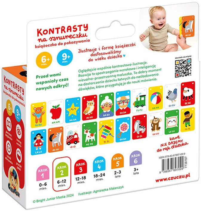 CzuCzu Kontrastai ant stygos 6m+ 9m+ knyga, skirta rodyti ZA5550