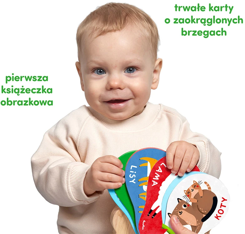 CzuCzu Mano pirmieji žodžiai 12 mėn.+ knyga ant žiedo ZA5551