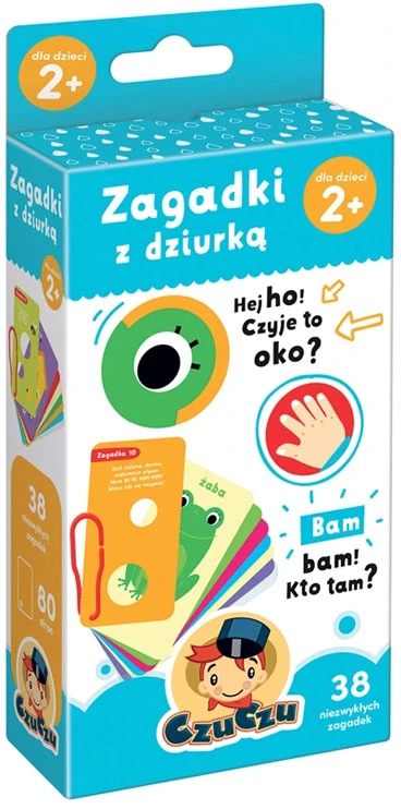 Dėlionė CzuCzu dėlionių knygelė su skylutėmis 2+ ZA4038