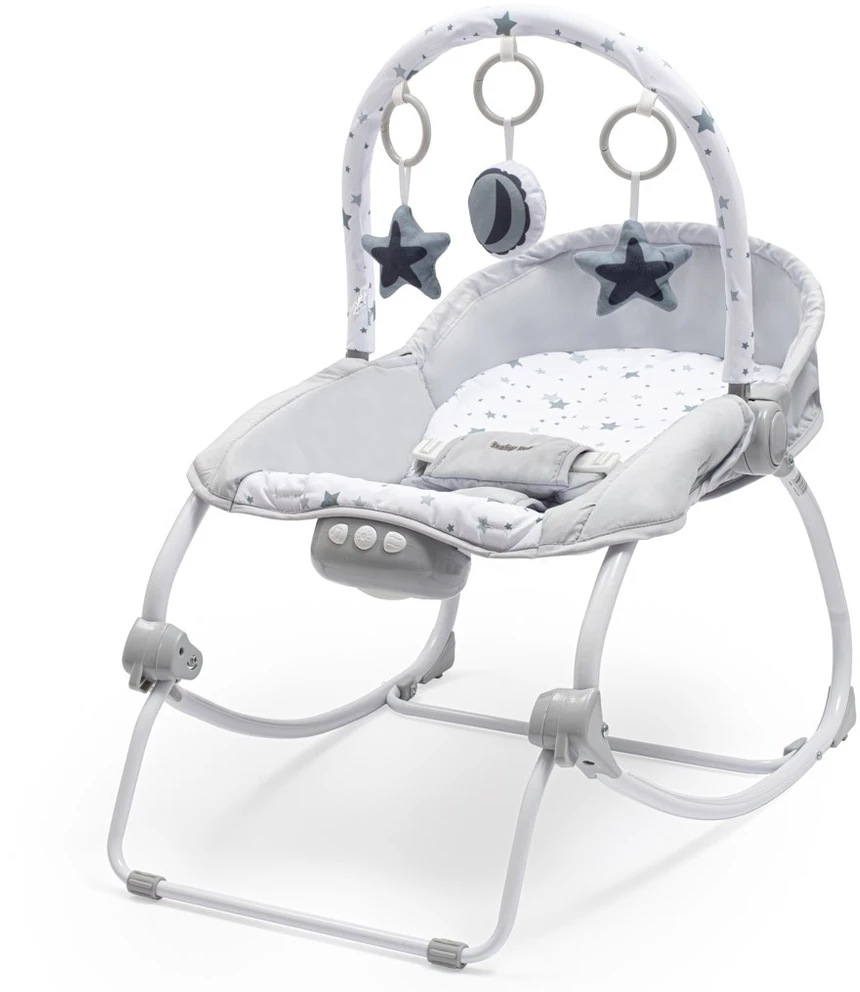 Daugiafunkcinė supama kėdutė kūdikiui Baby Mix žvaigždutės žalia