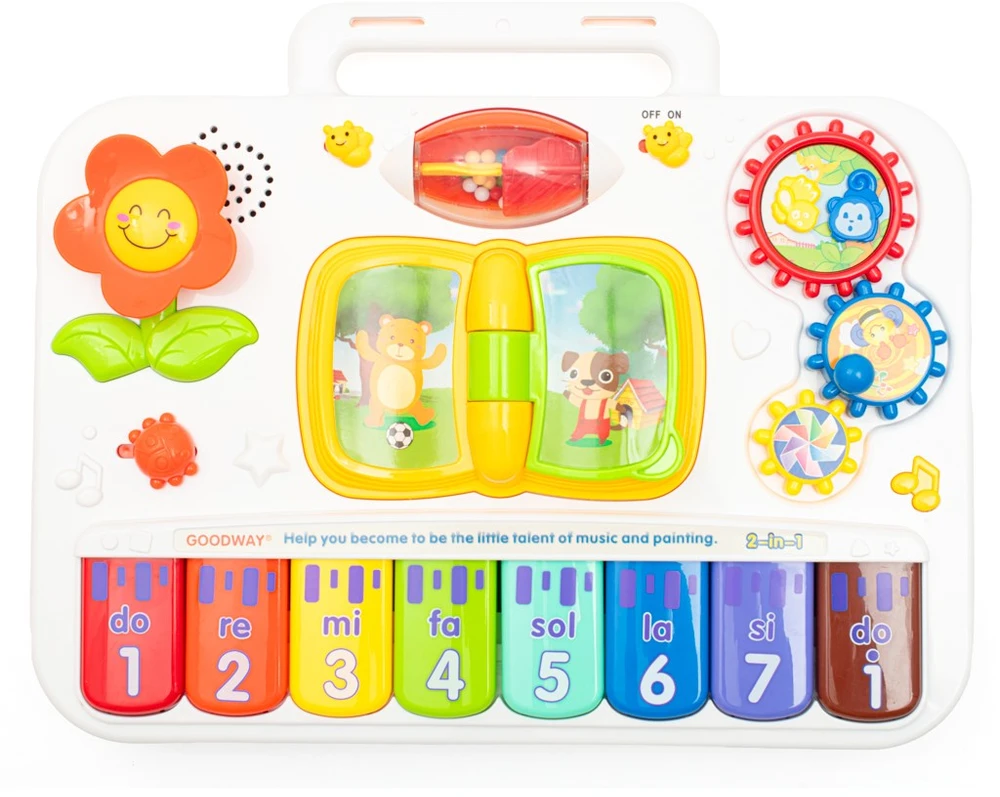Dėlionė Daugiafunkcis muzikinis mokymosi stalas 3in1 Baby Mix kūdikiams