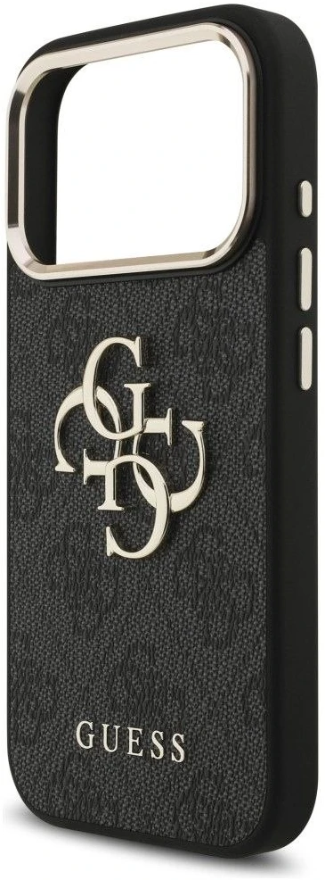 Dėklas Guess 4G Big 4G Classic Logo Case for iPhone 17 Pro / 18 Pro - Juoda ir auksinė