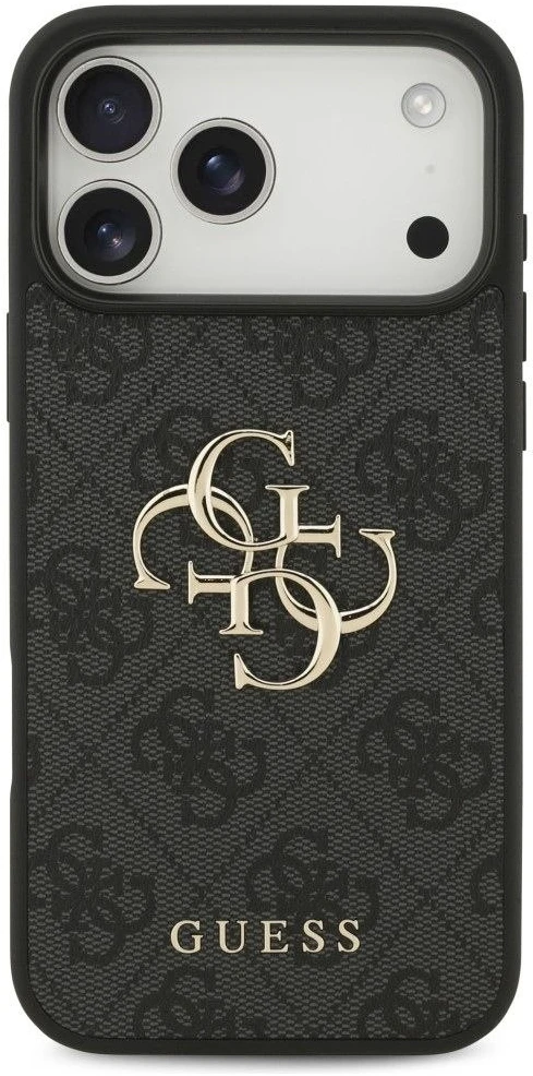 Dėklas Guess 4G Big Logo Case, skirta iPhone 17 Pro Max / 18 Pro Max - Juoda