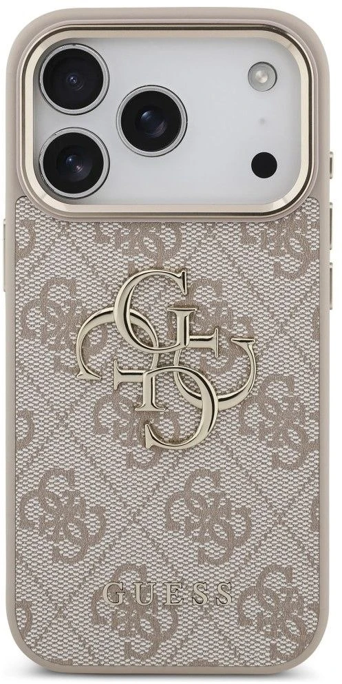 Dėklas Guess 4G Big Logo skirtas iPhone 18 Pro Max / iPhone 17 Pro Max rožinis