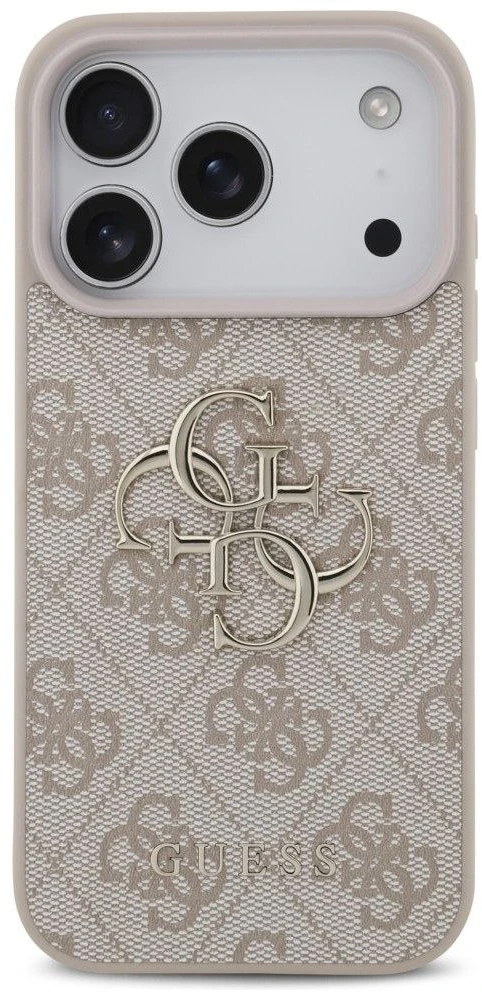 Dėklas Guess 4G Big Logo skirtas iPhone 18 Pro / iPhone 17 Pro Max rožinis