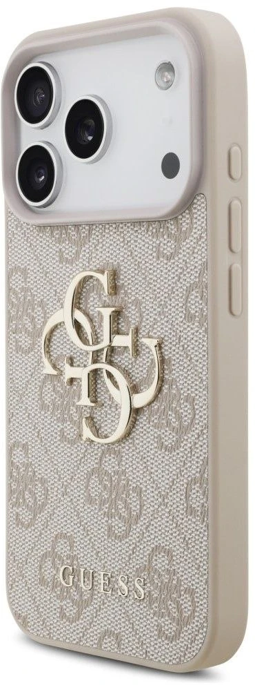 Dėklas Guess 4G Big Logo skirtas iPhone 18 Pro / iPhone 17 Pro Max rožinis