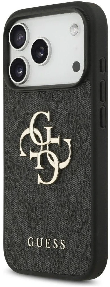 Dėklas Guess 4G Big Logo Case, skirta iPhone 17 Pro / 18 Pro – juoda