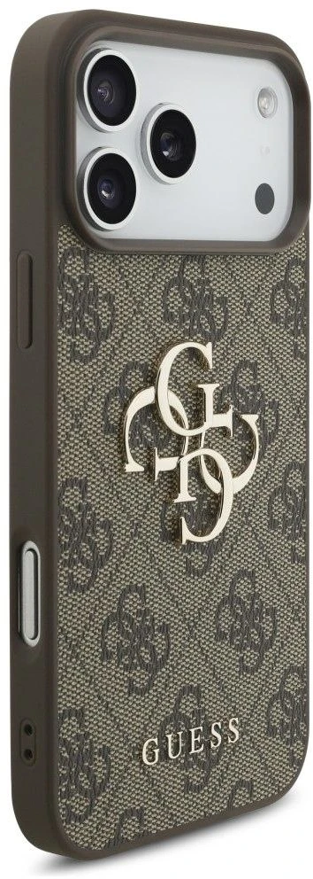 Dėklas Guess 4G Big Logo skirtas iPhone 18 Pro / iPhone 17 Pro Max rudas