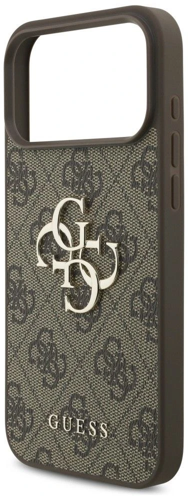 Dėklas Guess 4G Big Logo skirtas iPhone 18 Pro / iPhone 17 Pro Max rudas