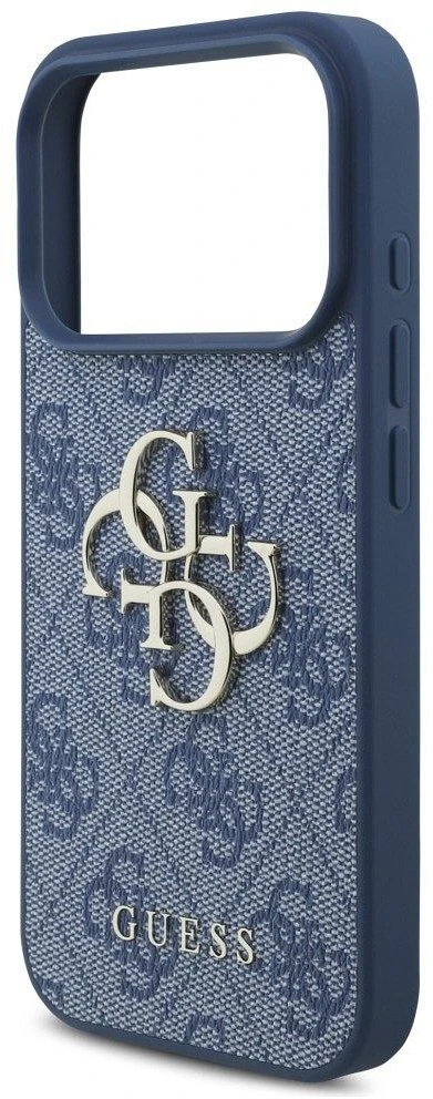 Dėklas Guess 4G Big Logo Case, skirta iPhone 17 Pro / 18 Pro - Mėlyna