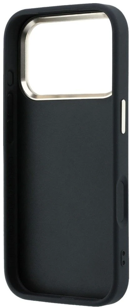 Dėklas Guess 4G & Big Strass Logo Case, skirta iPhone 17 Pro Max / 18 Pro Max – Juoda