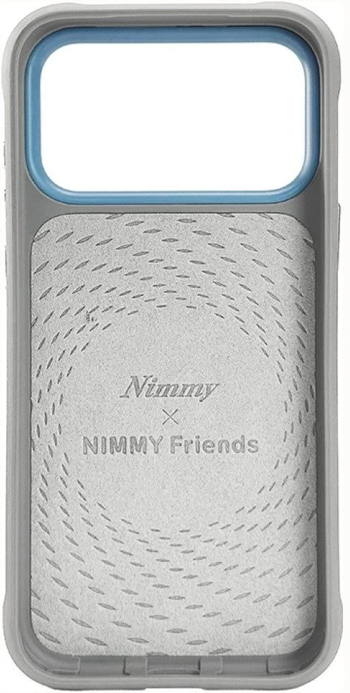 NIMMY dėklas BIG EYED Sidabrinis SHADED CAT skirtas IPHONE 18 Pro Max/17 Pro Max pilkas