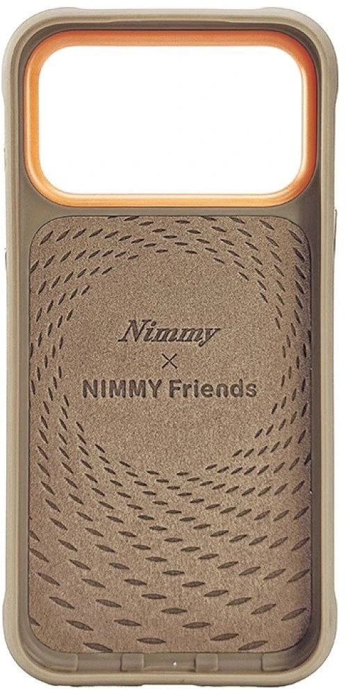 NIMMY dėklas BIG EYED TEDDY POODLE, skirtas IPHONE 18 Pro/17 Pro, rudos spalvos
