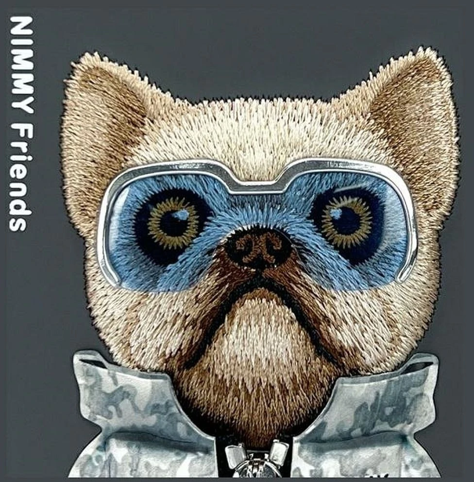 Nimmy dėklas iPhone 16 6.1″ juodos spalvos Cool&Cute 2.0 Dog