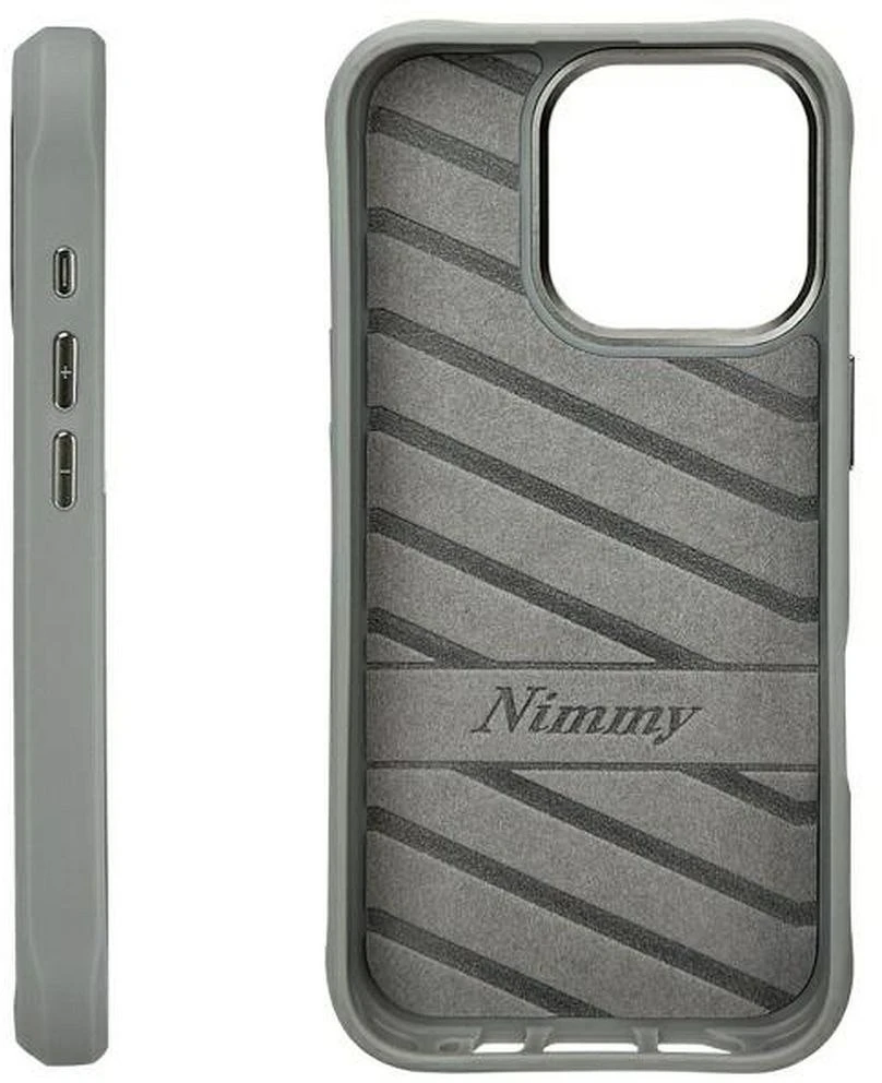Nimmy dėklas iPhone 16 Pro Max 6,9" pilkas Glasses Cool Cat
