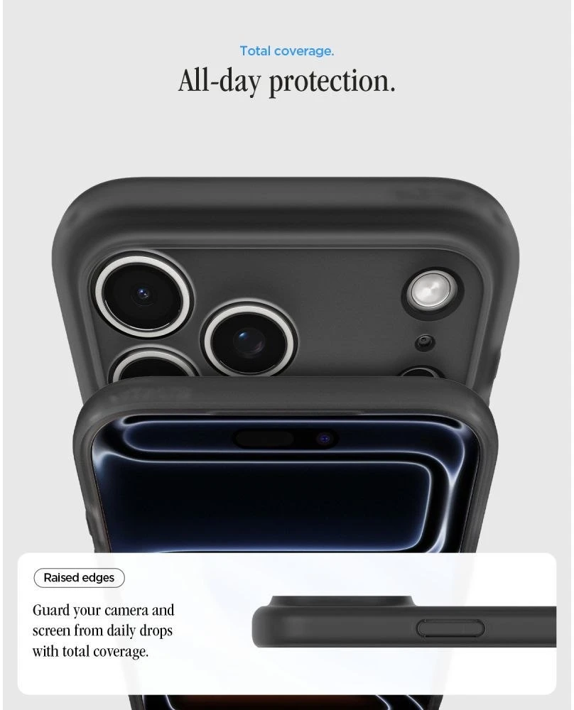 Dėklas Spigen Ultra Hybrid MagSafe Case for iPhone 18 Pro / 17 Pro - Juodas