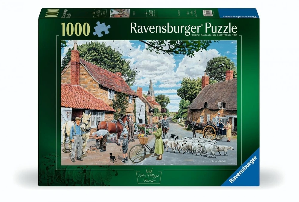 Ravensburger Dėlionė 1000 vnt. - Nostalgiškas kaimo gyvenimas