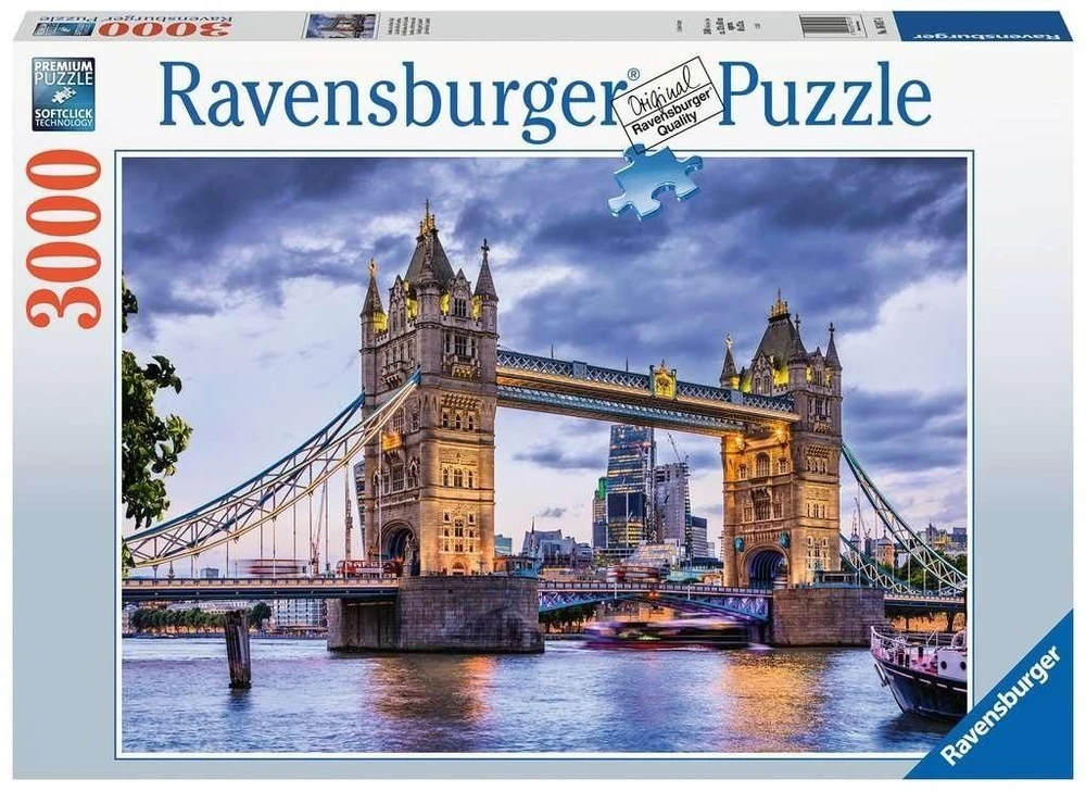 Ravensburger Dėlionė 3000 vnt. - Gražus Londono miestas