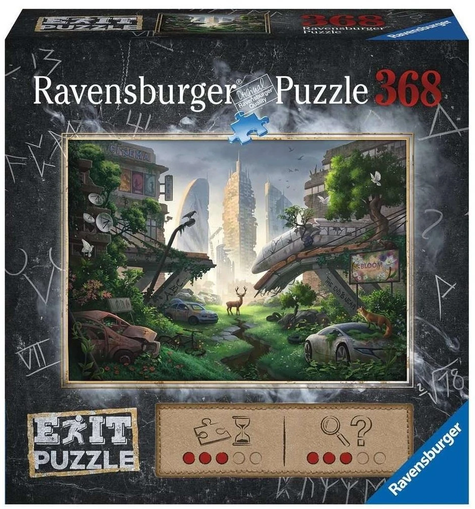 Ravensburger EXIT Dėlionė 368 vnt. - Apleistas miestas
