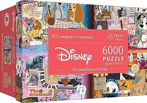 Trefl Dėlionė 6000 vnt. - Disney animacijos