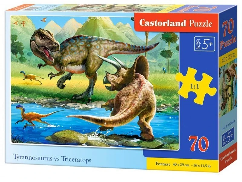 Castorland Dėlionė 70 vnt. - Dinozaurai