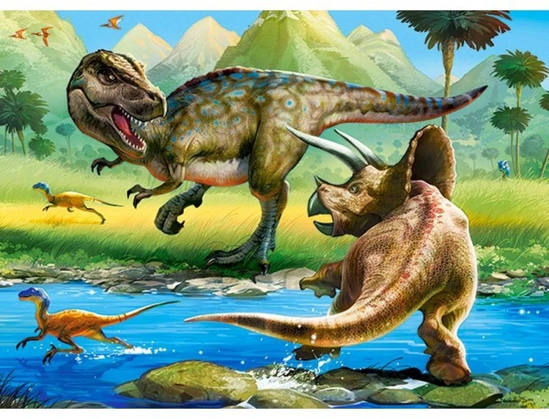 Castorland Dėlionė 70 vnt. - Dinozaurai