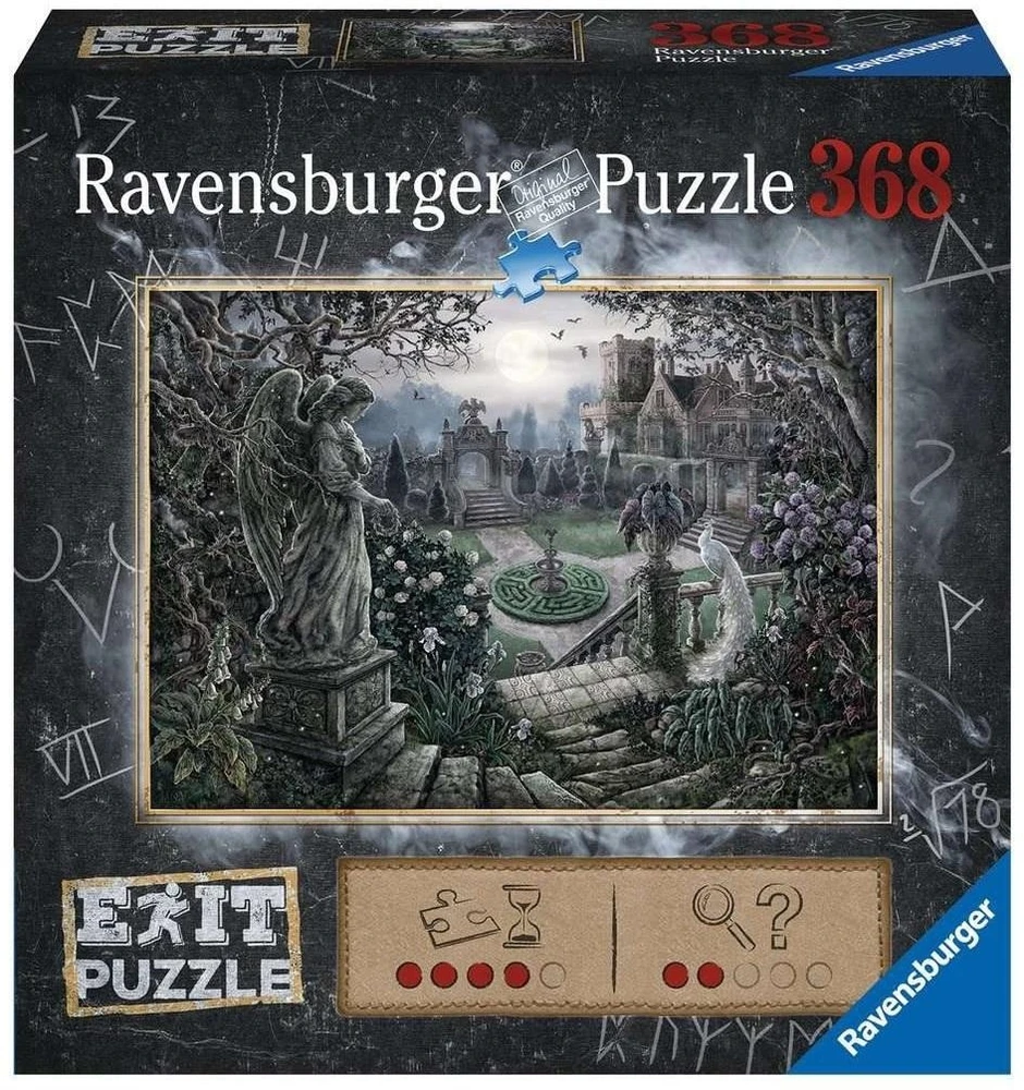 Ravensburger EXIT Dėlionė 368 vnt. - Vidurnaktis sode