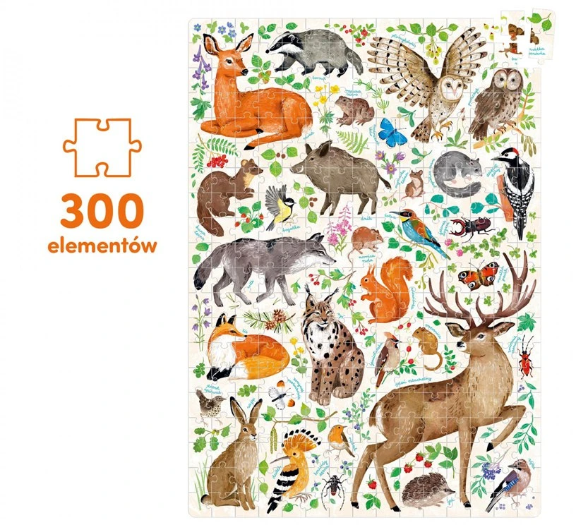 Dėlionė CzuCzu Explorer's Puzzle Wildlife 7+ ZA6103