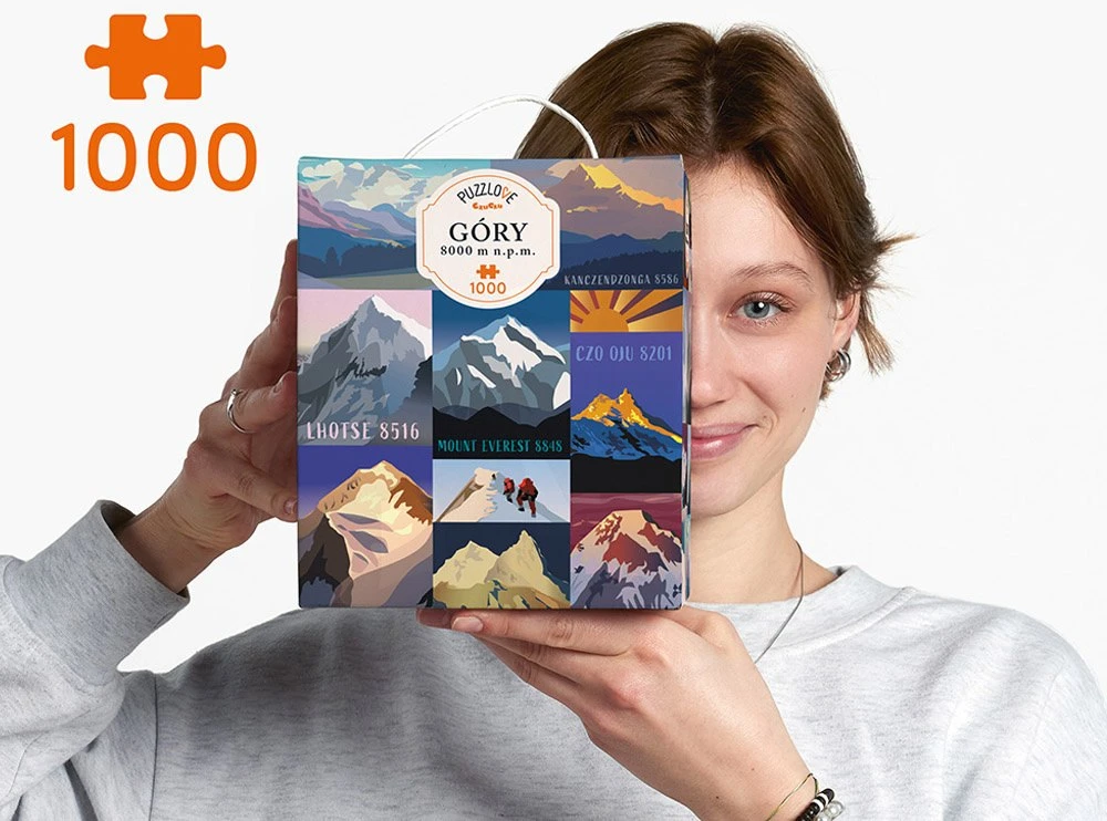 CzuCzu Dėlionė 1000 vnt. - Kalnai