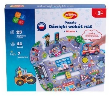 DUMEL DG 82337 Dėlionės garsai aplink mus miestas