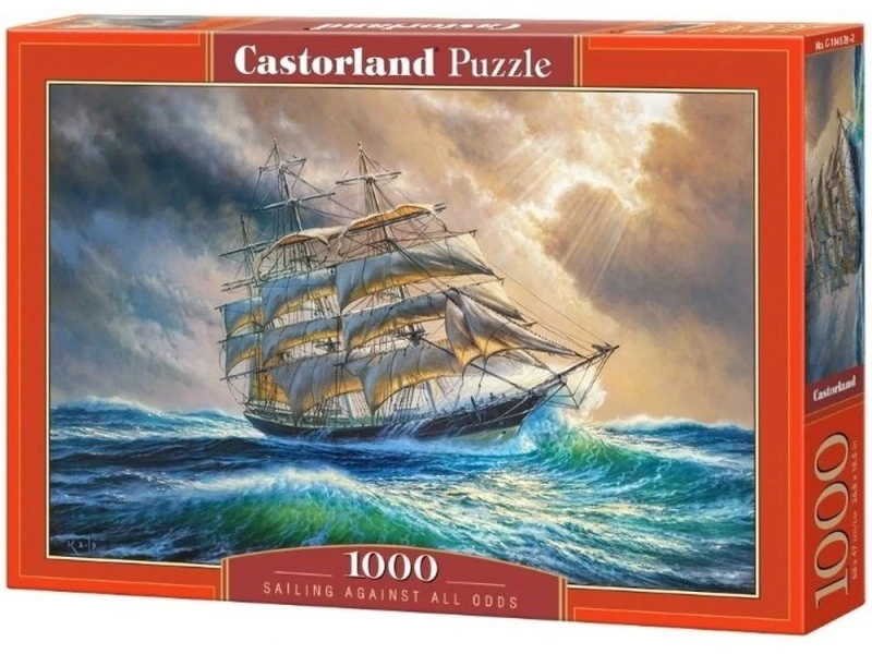 Castorland Dėlionė 1000 vnt. - Buriavimas audroje
