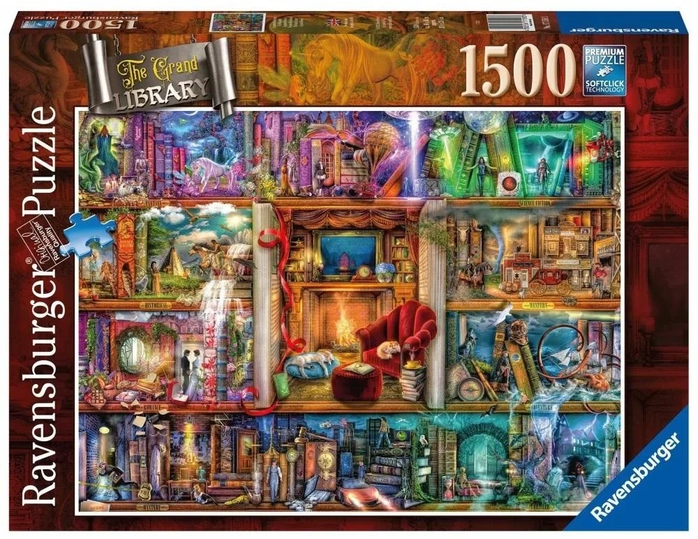 Ravensburger Dėlionė 1500 vnt. - Biblioteka