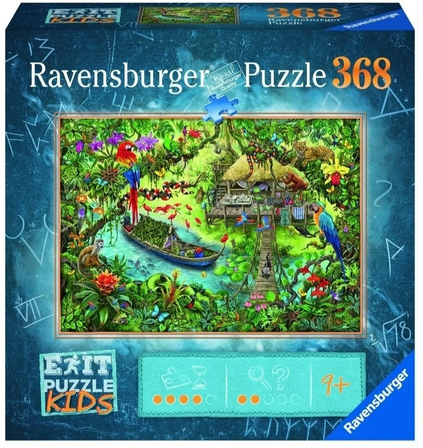 Ravensburger "EXIT" Dėlionė 368 vnt. - Kelionė į džiungles
