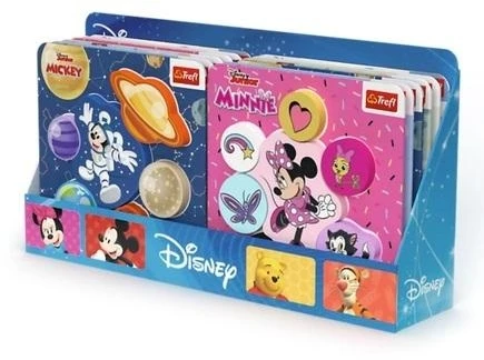 Dėlionė Dėlionių rinkinys Disney 12 medinių detalių Trefl