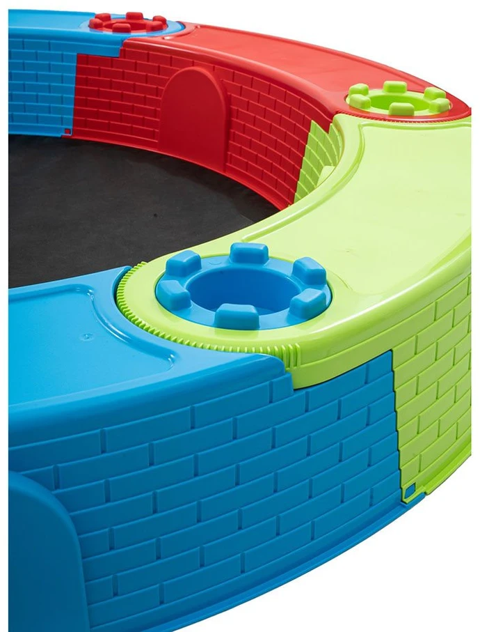 Didelė plastikinė sulankstoma smėlio dėžė NEW BABY CASTLE, 170 cm