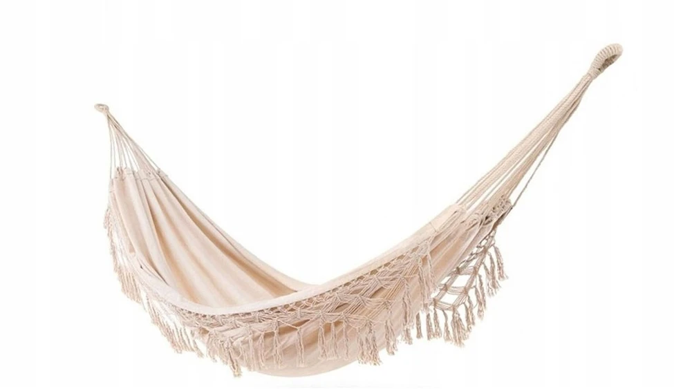 Didelis pakabinamas hamakas dviem Hamaka XXL BOHO Baby Mix ecru