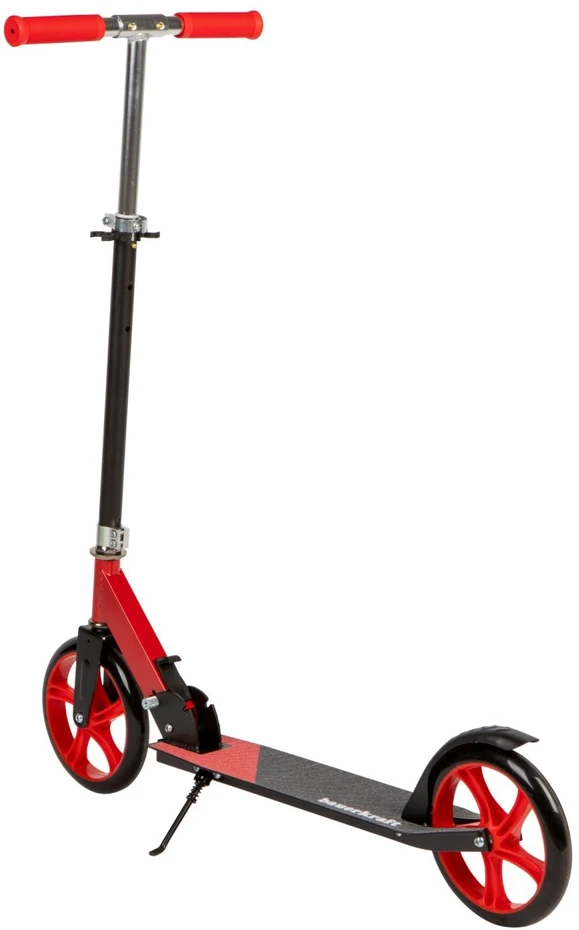Bauerkraft Miesto paspirtukas vaikams ir paaugliams, sulankstomas, reguliuojamo aukščio 85,5–95,5 cm, ratukai 200 mm