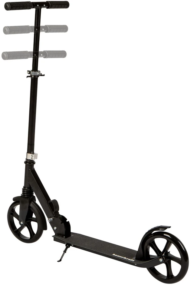 Bauerkraft Miesto paspirtukas vaikams ir paaugliams, sulankstomas, reguliuojamo aukščio 95-105 cm, ratukai 200 mm