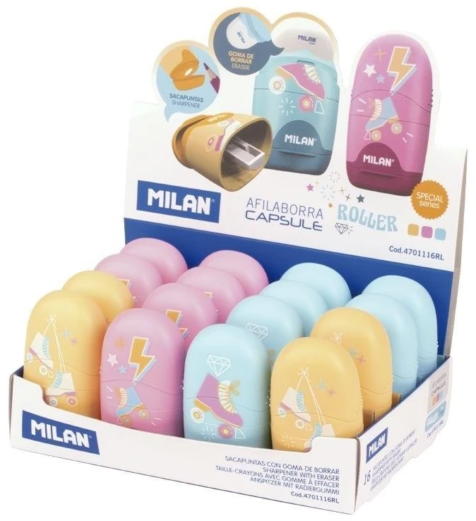 Drožtukas su trintuku ir talpa 16 vnt Milan