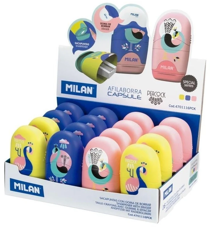 Drožtukas su trintuku kapsulėje Peacock 16 vnt MILAN