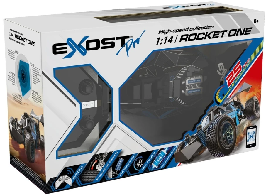 Exost Dumel Interaktyvus nuotoliniu būdu valdomas žaislinis automobilis Pro Rocket One