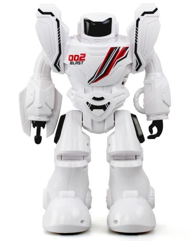Dumel Robotas Robo Blast One baltas su šaudymo funkcija