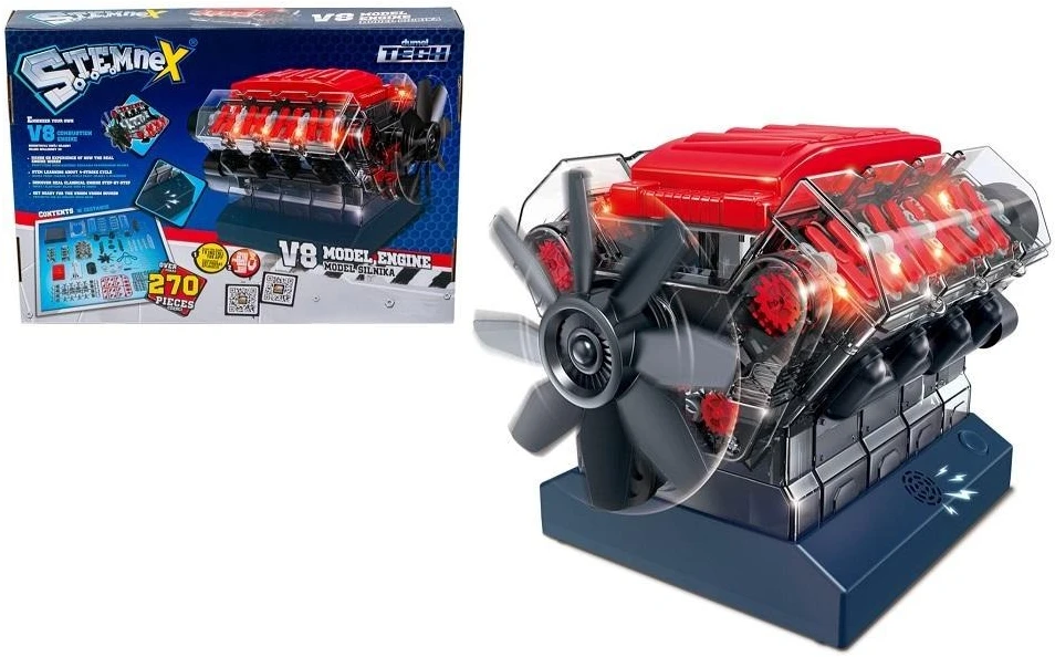 Dumel V8 variklio modelis