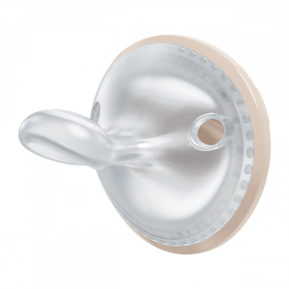 Dummy NUK Perfect Match 0-6 mėn. 2 vnt. smėlio ir raudonos spalvos