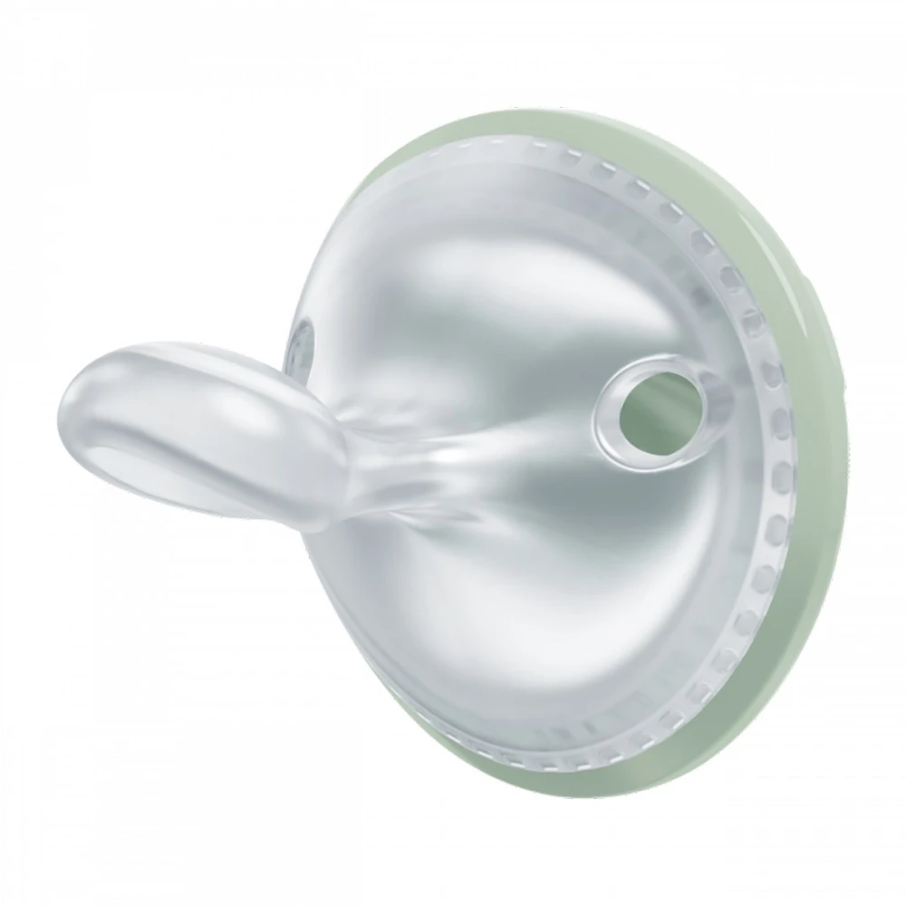 Dummy NUK Perfect Match čiulptukas, silikoninis, 0-6 mėn., 2 vnt., žalia/mėlyna