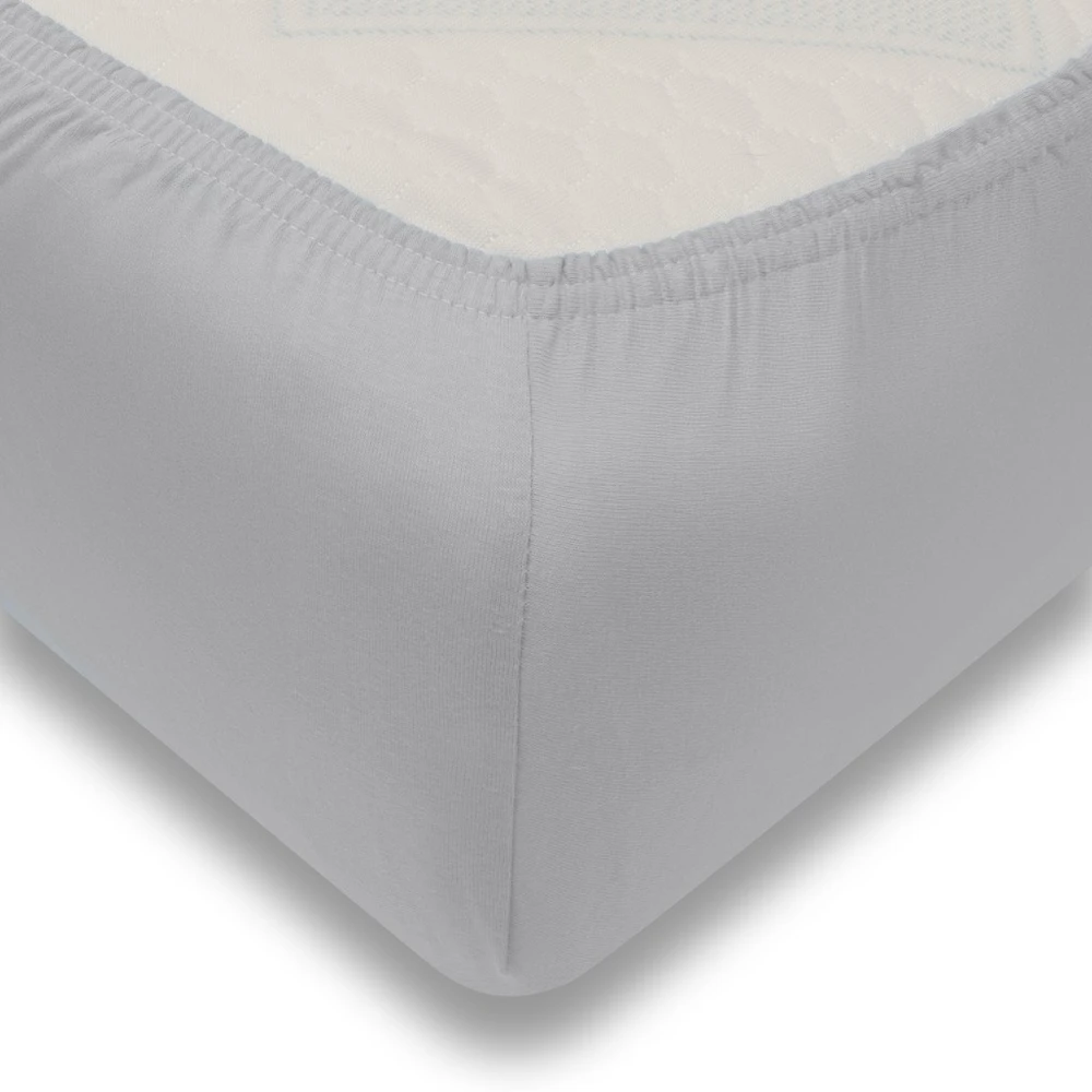 Džersio paklodė lovytei New Baby 120x60 pilka